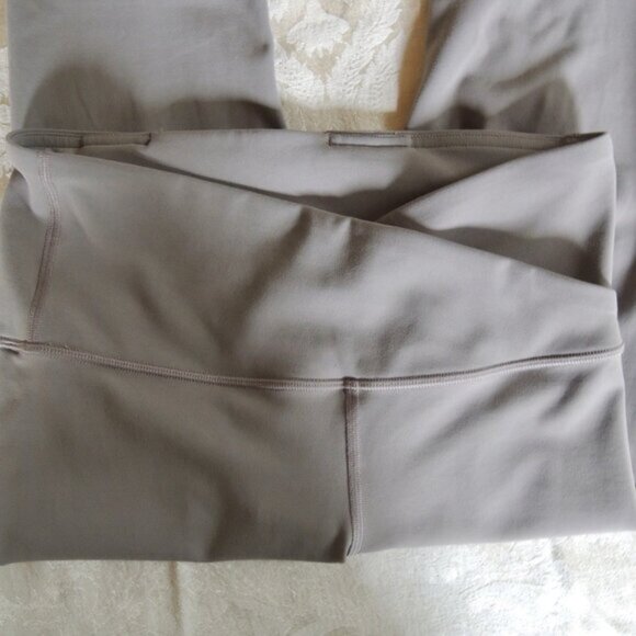 Lululemon RARE Always On Highrise Tight in Carbon Dust Crossover Front 6 - Picture 6 of 11